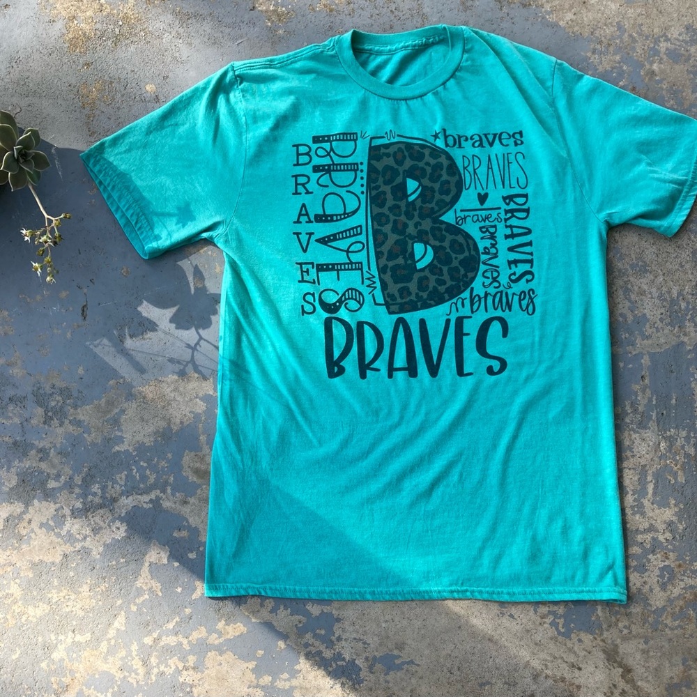 Turquoise Braves Ladies' Tee